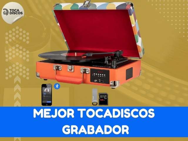 mejor tocadiscos grabador
