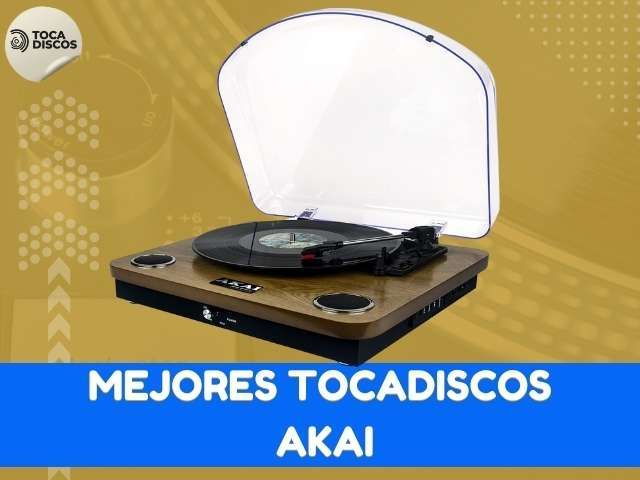 mejores tocadiscos akai