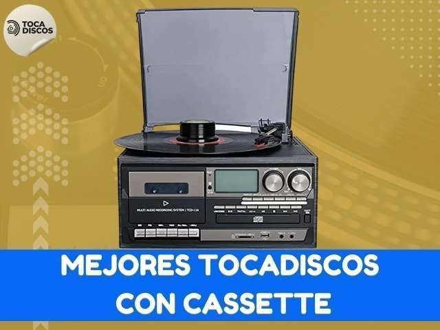 mejores tocadiscos con cassette